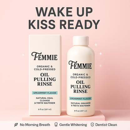 Femmie Spearmint Oil Pulling Rinse