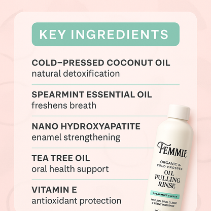 Femmie Spearmint Oil Pull Rinse