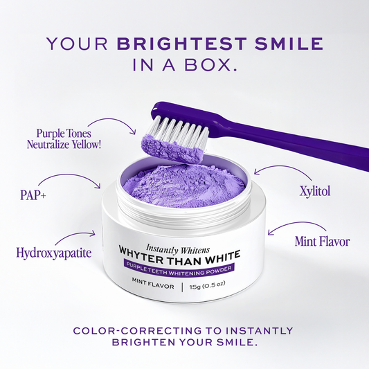 Femmie Purple Teeth Whitening Powder